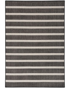 Positano POS03 Black Ivory Area Rug