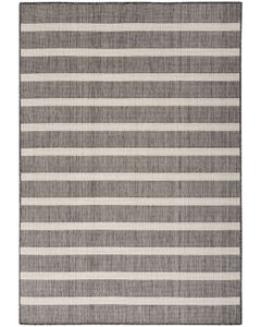 Positano POS03 Charcoal Ivory Area Rug