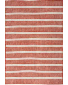 Positano POS03 Terracotta Ivory Area Rug
