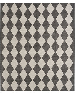 Positano POS04 Black Area Rug