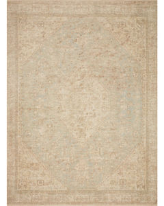Priya PRY-01 Ocean/Ivory Area Rug