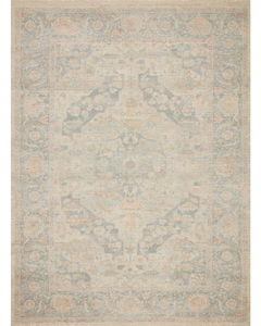 Priya PRY-08 Bone/Bluestone Area Rug