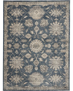 Quarry QUA06 Blue/Beige Area Rug