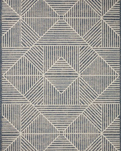 Rainier RAI-03 Denim/Ivory Area Rug