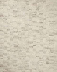 Rocky ROC-01 Ivory/Silver Area Rug