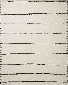 Roman ROM-05 Ivory/Black Area Rug