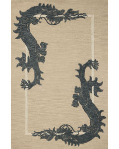 Romi RMI-01 Oatmeal/Midnight Area Rug