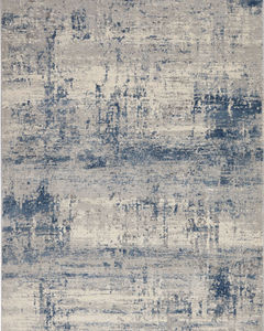 Rustic Textures RUS10 Ivory/Blue Area Rug