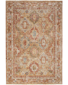 Sahar SHR01 Rust Area Rug