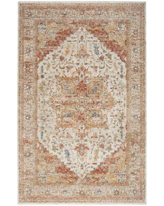 Sahar SHR06 Ivory Rust Area Rug