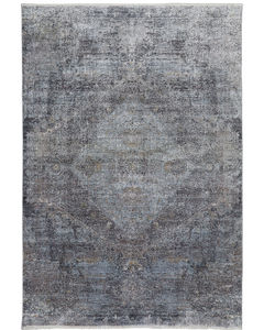 Sarrant 3963F Gray/Silver/Ivory Area Rug