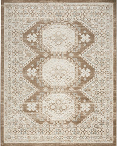 Serenity Home SRH01 Ivory Mocha Area Rug