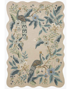 Silhouette SIH-04 Blue Area Rug