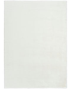 Soft Plush Rabbit Fur SFF01 White Area Rug