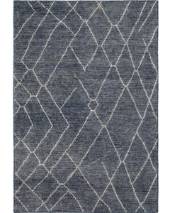 Tangier Spartel Blue Steel Area Rug