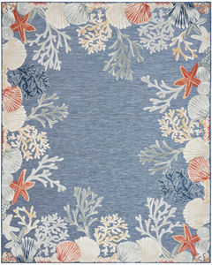 Suncoast SNC04 Denim Multicolor Area Rug