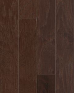 Pebble Hill Mixed Width Weathered Saddle Hickory Hardwood