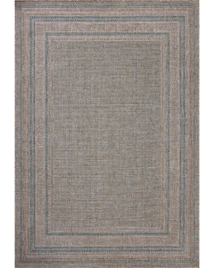 Topanga TOP-05 Natural/Teal Area Rug