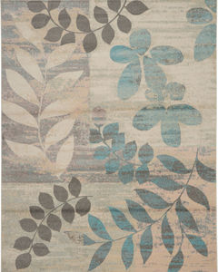 Tranquil TRA01 Ivory/Light Blue Area Rug