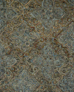 Victoria VK-21 Charcoal/Multi Area Rug