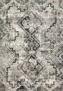 Viera VR-10 Grey/Black Area Rug