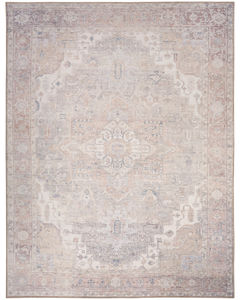 Vintage Washables VWS07 Light Blue Area Rug