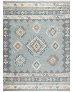 Washable Decor WSD03 Light Blue Area Rug