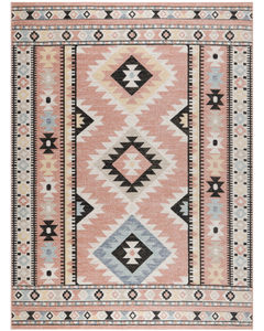 Washable Decor WSD04 Ivory Multicolor Area Rug