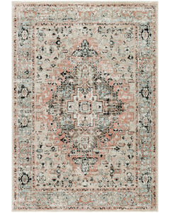 Washable Decor WSD13 Peach Area Rug
