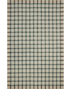 Waylon WAY-02 Spa/Brick Area Rug