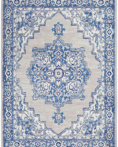 Whimsicle WHS03 Grey Blue Area Rug