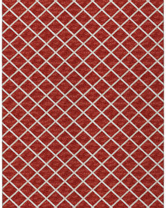 York YO1 Red Area Rug