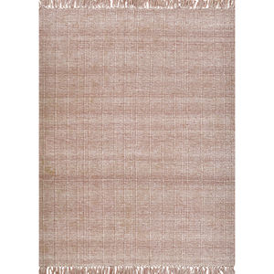Ascot Windowpane Rose 9'x12' Area Rug