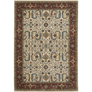 Aberdeen 144d1 Ivory/Red Area Rug