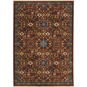 Aberdeen 6r Red/Multi Area Rug
