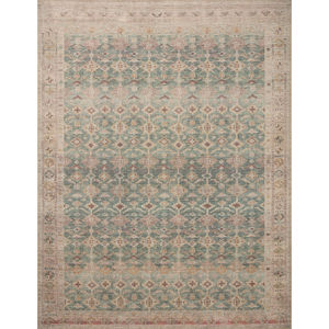 Aubrey AUB-02 Aqua/Sand Area Rug