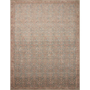 Aubrey AUB-04 Blue/Terracotta Area Rug