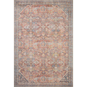 Adrian ADR-02 Rust/Denim Area Rug