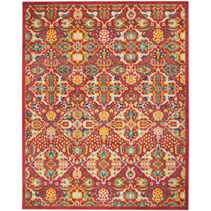 Allur ALR03 Red Multicolor Area Rug