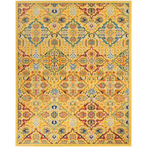 Allur ALR03 Yellow Multicolor Area Rug
