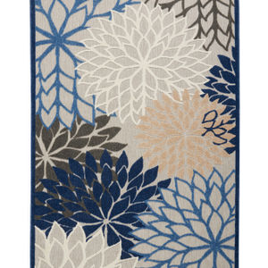 Aloha ALH05 Blue/Multicolor Area Rug