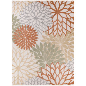 Aloha ALH05 Ivory Multicolor Area Rug