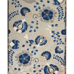 Aloha ALH17 Natural/Blue Area Rug