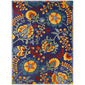 Aloha ALH17 Navy Multicolor Area Rug