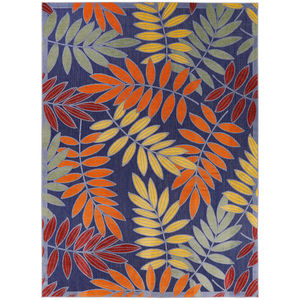Aloha ALH18 Navy Multicolor Area Rug