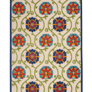 Aloha ALH19 Blue/Multicolor Area Rug