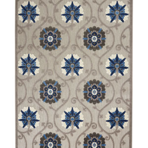 Aloha ALH19 Grey/Blue Area Rug