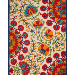 Aloha ALH20 Red/Multi Area Rug
