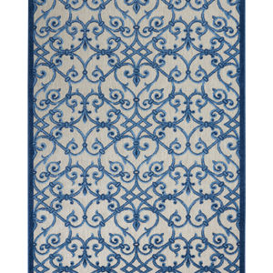Aloha ALH21 Grey/Blue Area Rug
