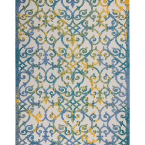 Aloha ALH21 Ivory Blue Area Rug
